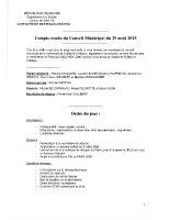 Compte rendu CM 29 août 2025